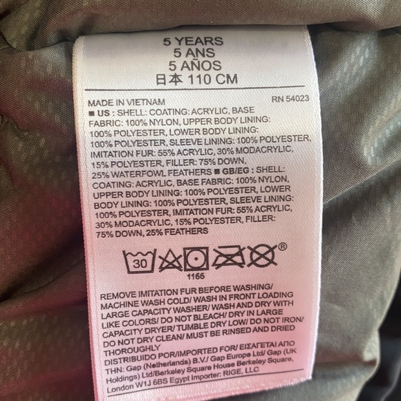 Gap warmest black jacket - Picture 9 of 9